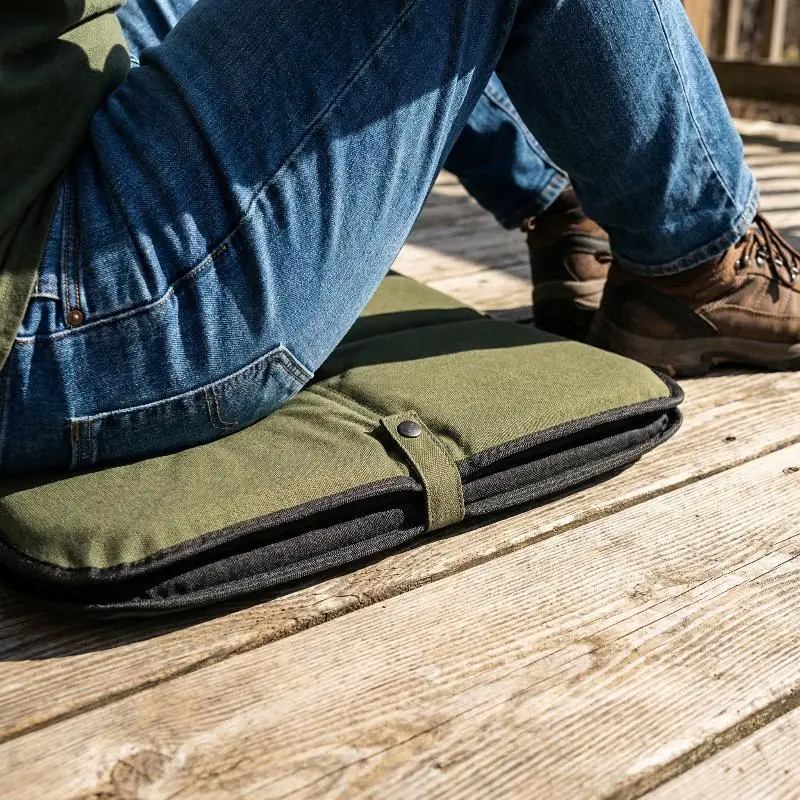 Outdoor Foldable Sitting Pad 600D Oxford Waterproof Cushion Lightweight Compact Picnic Mat for Beach Travel Camping thumbnail 3