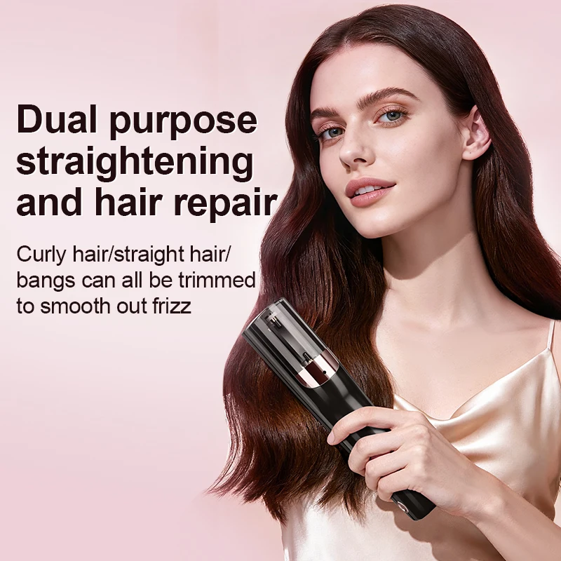 Electric hair clipper, dual-use for care and styling, portable dual function design, easy to handle split hair ends. Ideal beaut thumbnail 3