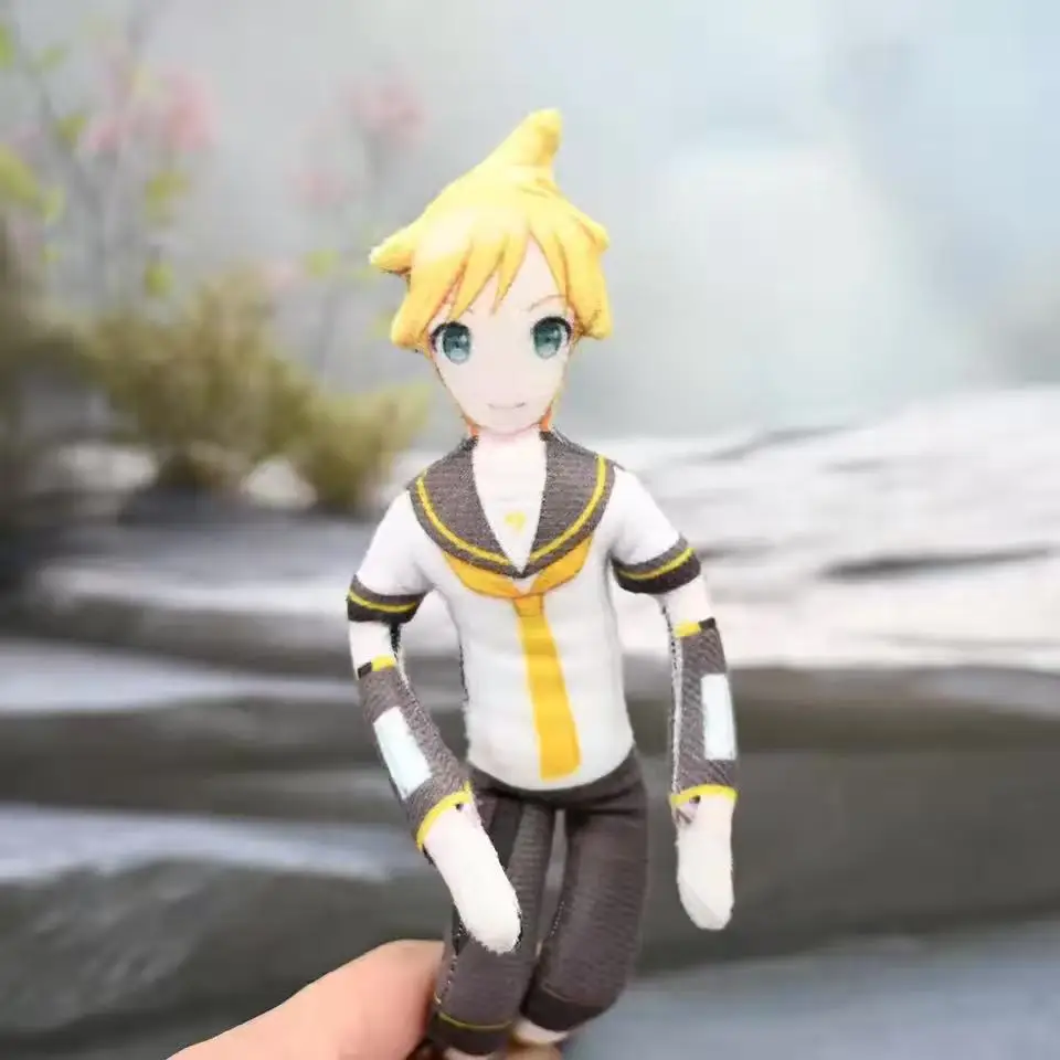 Anime Kasane Teto Mizuki Len Rin Cosplay Doll Stuffed Mascot Twistable Shape Body Wire Skeleton Action Dolls Accessories thumbnail 6