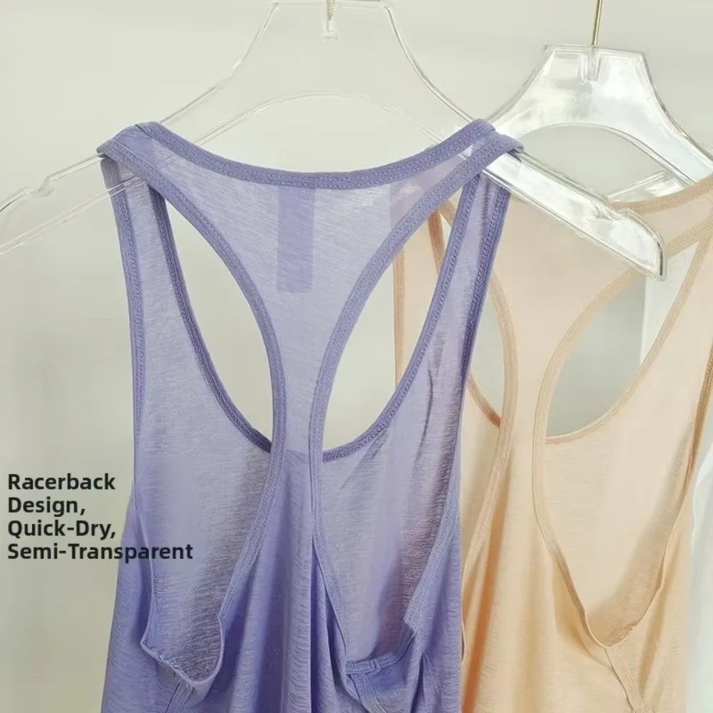 New Quick Dry Sport Yoga Clothes Gym Workout Long Running Fitness Mesh Cover up Vest Breathable Loose Top Outdoor thumbnail 4