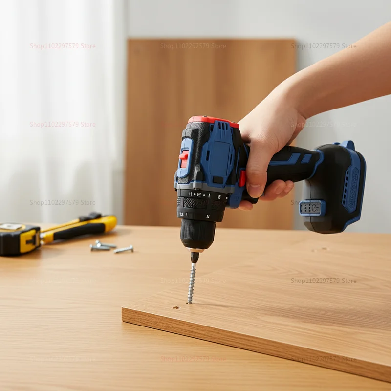 Brushless Electric Screwdriver 1/4 Inch 4000RPM 21+1 Gears Dual Speed Cordless Drill Compatible with Makita 18V Battery for DIY thumbnail 4