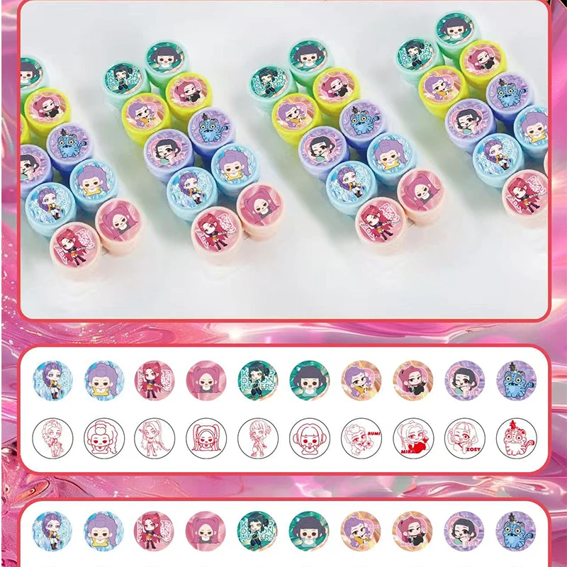 12pc/24pc Kids Stamp Set Birthday Party Favors DIY Painting Teaching Tool Photo Album Decorations Party Bag Fillers thumbnail 5