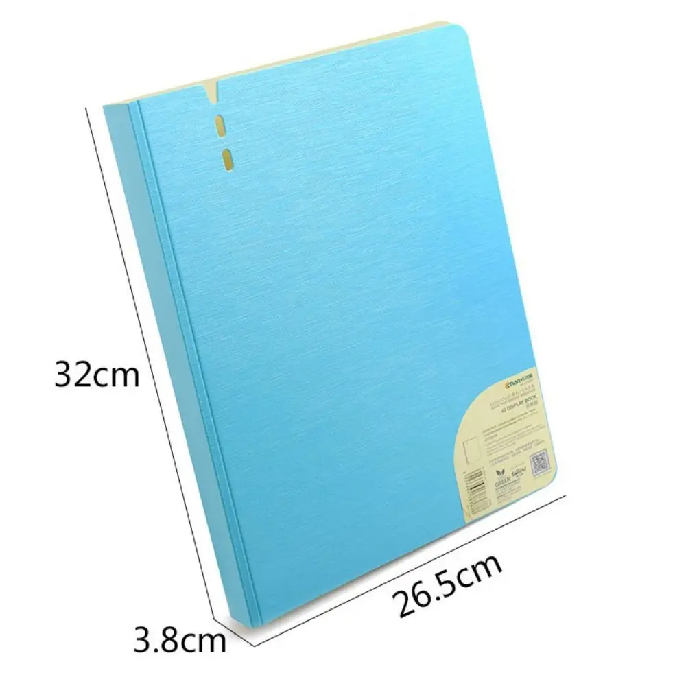 New PP A4 File Folders 4 Hole Waterproof Binder Folders D-Shaped Binder Display Book School Supplies Filing Products thumbnail 6