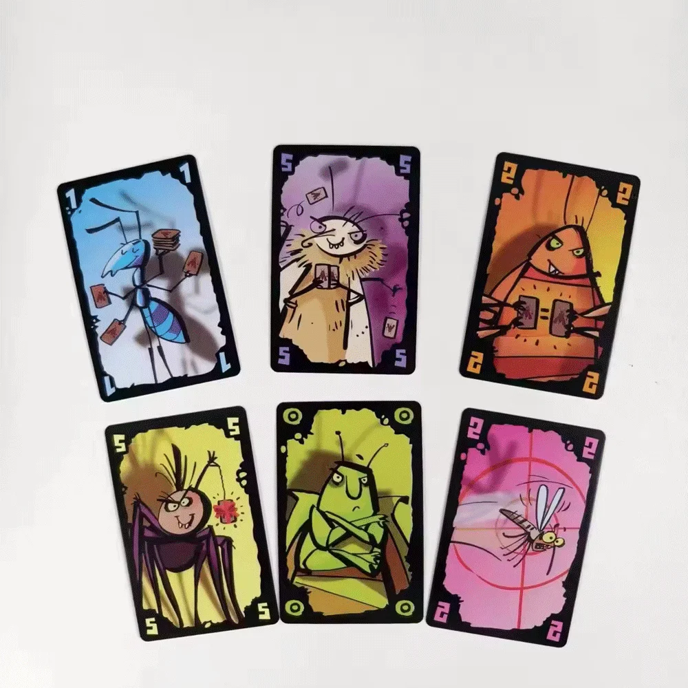 Polilla Tramposa Español Playing Card Game The Cheating Moth Spanish Board Game Juego Cartas Family Games For Party thumbnail 5