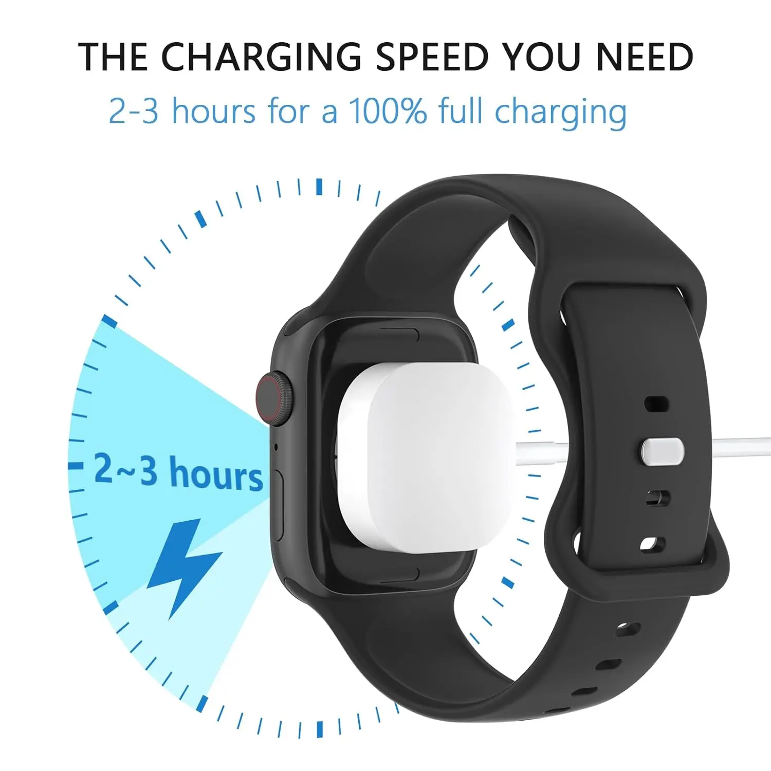 1Pcs USB Wireless Magnetic Charging Cord for Apple Watch Portable Wireless Fast Charging Cable for iWatch Series 11 10 9 8 7 6 5 thumbnail 5