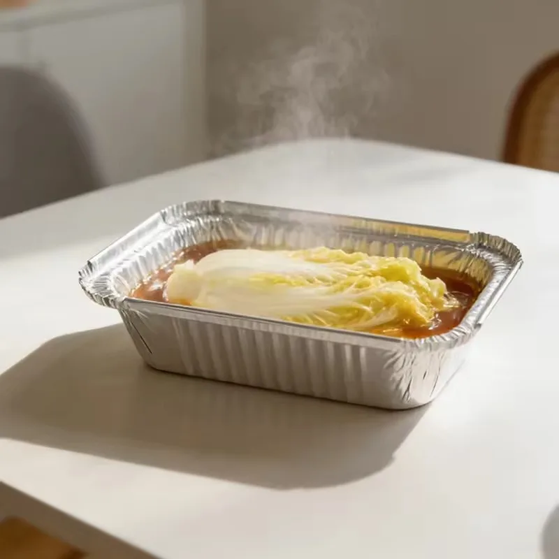10/20/30PCS Disposable Aluminum Foil Food Container Cooking Kitchen Picnic Disposable Aluminum Foil Food Container thumbnail 5