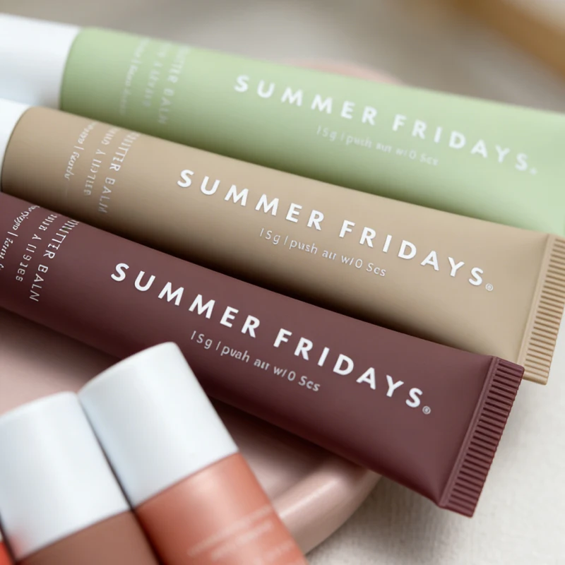 Summer Fridays New Lip Balm Vanilla Beige Birthday Cake Pink Sugar Guava Toasted Marshmallow Moisturizing Lipstick Lip Gloss thumbnail 4