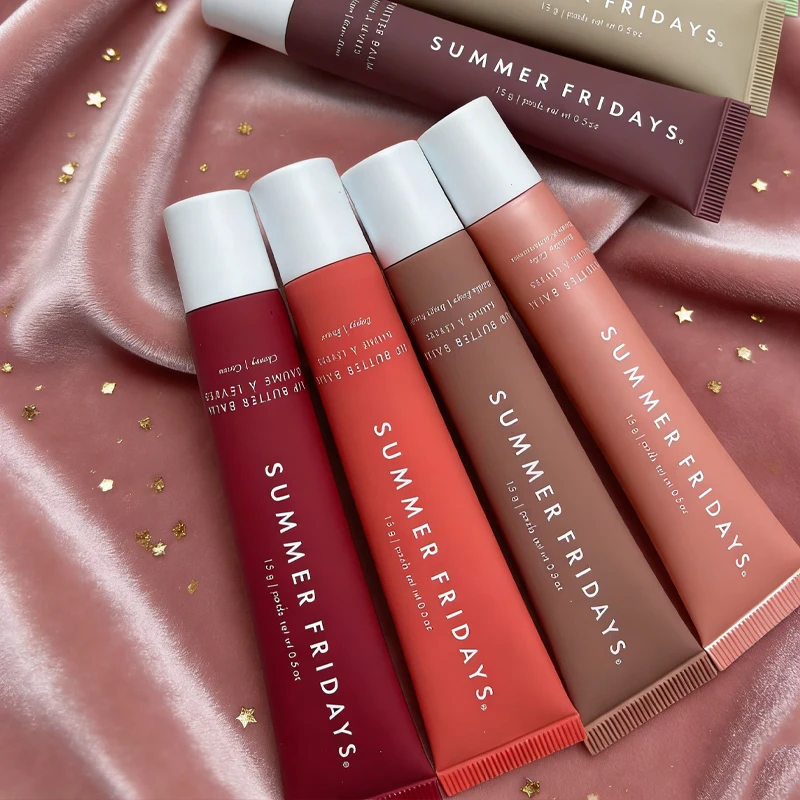 Summer Fridays New Lip Balm Vanilla Beige Birthday Cake Pink Sugar Guava Toasted Marshmallow Moisturizing Lipstick Lip Gloss thumbnail 5