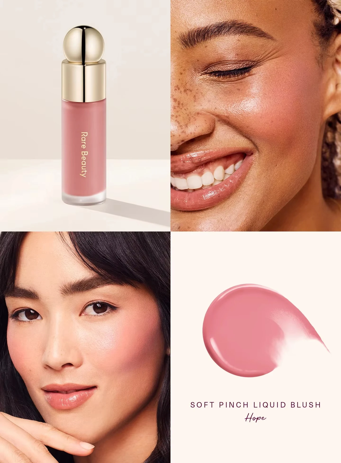 Rare Beauty Soft Pinch Tinted Lip Oil Stain Lip Gloss Delight Hope Happy Wonder Liquid Blush Makeup Cosmetics Face Eye Blusher thumbnail 5