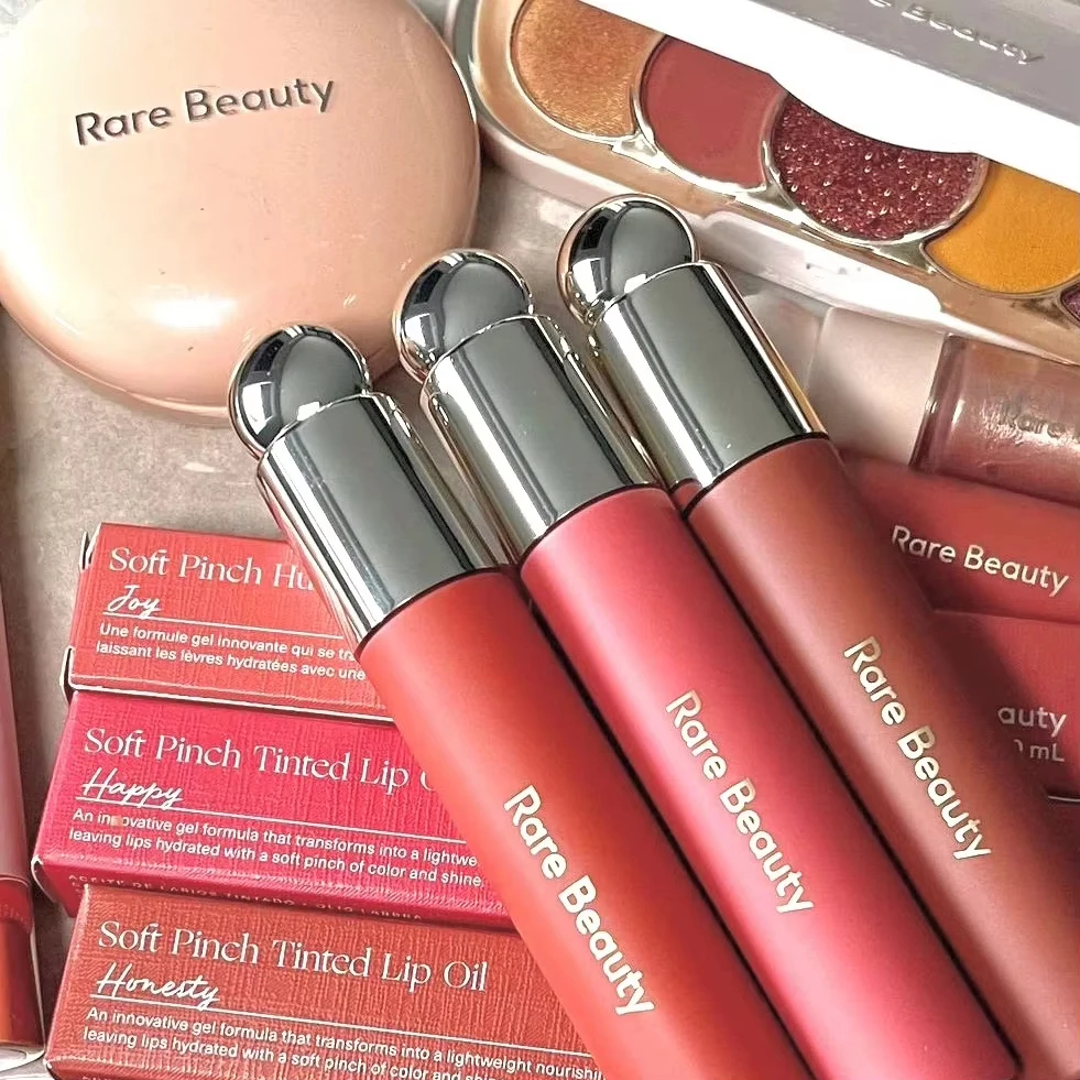 Rare Beauty Soft Pinch Tinted Lip Oil Stain Lip Gloss Delight Hope Happy Wonder Liquid Blush Makeup Cosmetics Face Eye Blusher thumbnail 3
