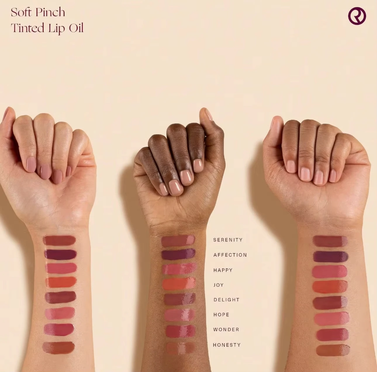 Rare Beauty Soft Pinch Tinted Lip Oil Stain Lip Gloss Delight Hope Happy Wonder Liquid Blush Makeup Cosmetics Face Eye Blusher thumbnail 6