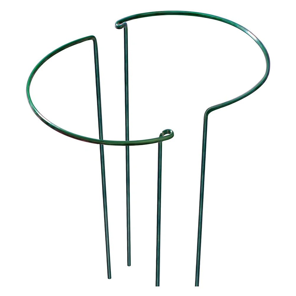 2pcs Sturdy Metal Plant Support Stakes For Garden Keep Flowers Vegetables Reusable Plant Stem Folding Frame Support Stem thumbnail 5