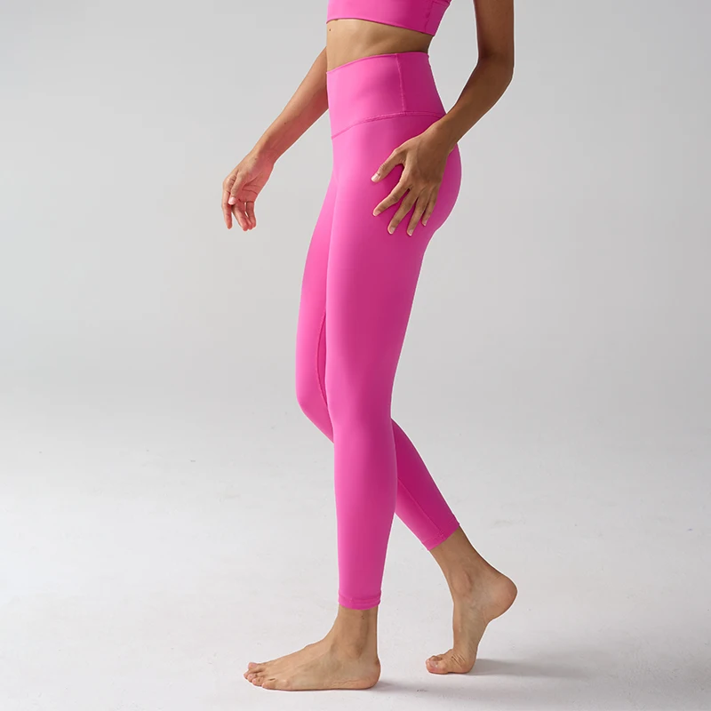 High Waist Naked Feeling Leggings Women Fitness Running Yoga Leggings Pants Energy Gym Tight Leggings Casual Workout Leggings thumbnail 2
