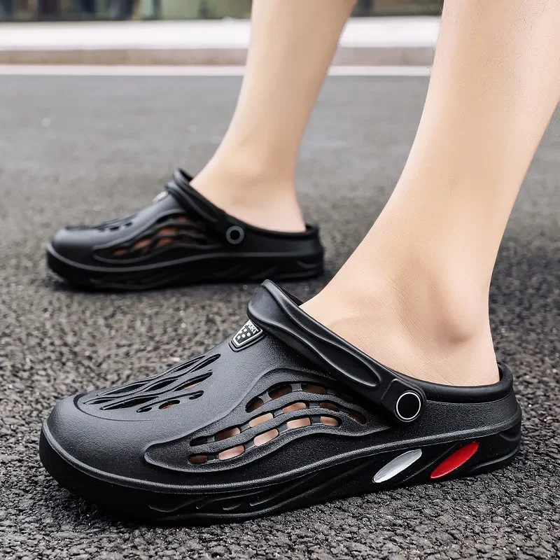 Plus Size 47 48 49 Men Summer Clogs Sandals EVA Slippers Men and Women Garden Shoes Beach Sandals Couple's Outdoor House Slides thumbnail 3