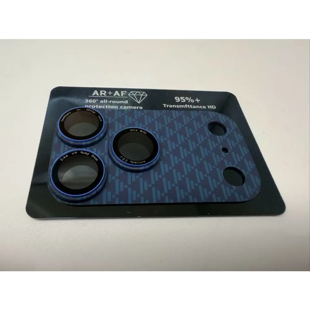 High Quality Carbon Fiber Kevlar HD Lens Tempered Glass Film For iPhone 17 Pro Max 17Pro 17Air Anti-Dust Camera Protective Cover