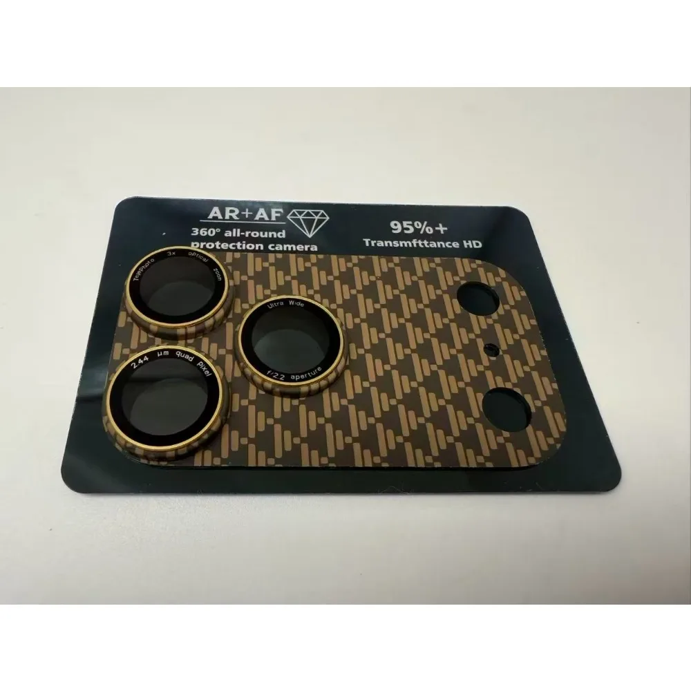 High Quality Carbon Fiber Kevlar HD Lens Tempered Glass Film For iPhone 17 Pro Max 17Pro 17Air Anti-Dust Camera Protective Cover thumbnail 5