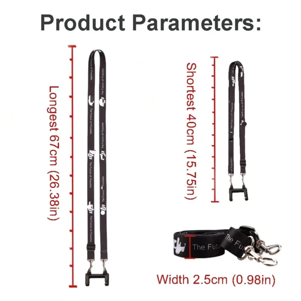 Remote Controller Lanyard NeckStrap w Fixed Hook for DJI MINI 2/Mini 3 4 Pro/Air 2S/3/Mavic 3/ DJI RC N1 N2 3 Drone Accessories thumbnail 6