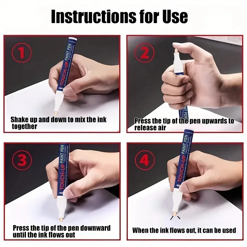 Shoe Repair Paint Pen: Waterproof Non-Fading, Precise Tip, Easy to Use, Restores Color for Shoes/Vinyl/Car Seats/Furniture thumbnail 2