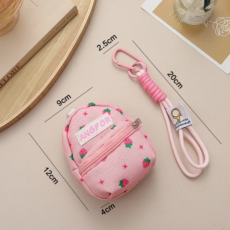 Women's Bag Pendants Lipstick Earphones Mini Storage Bag Trendy Versatile Bag Accessories Multifunctional Coin Purses Keychains thumbnail 4