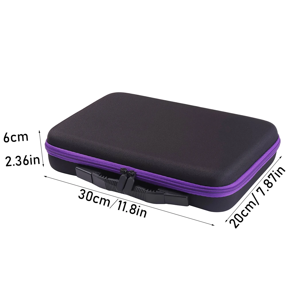 30/60 Bottles Essential Oil Case 15ml Essential Oil Collecting Bags Travel Portable Carrying Cases Diamond Painting Storage Bag thumbnail 4