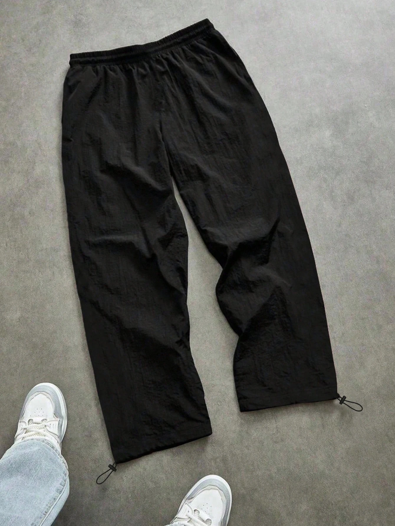Men's Lightweight Quick-Dry Striped Logo Printed Joggers with Drawstring Streetwear Pants for Gym Daily Spring Summer thumbnail 2