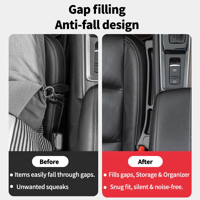 Car seat gap filler strips,fit for Ford Escape interior modification car storage organization, anti-fall anti-leak filling strip thumbnail 5