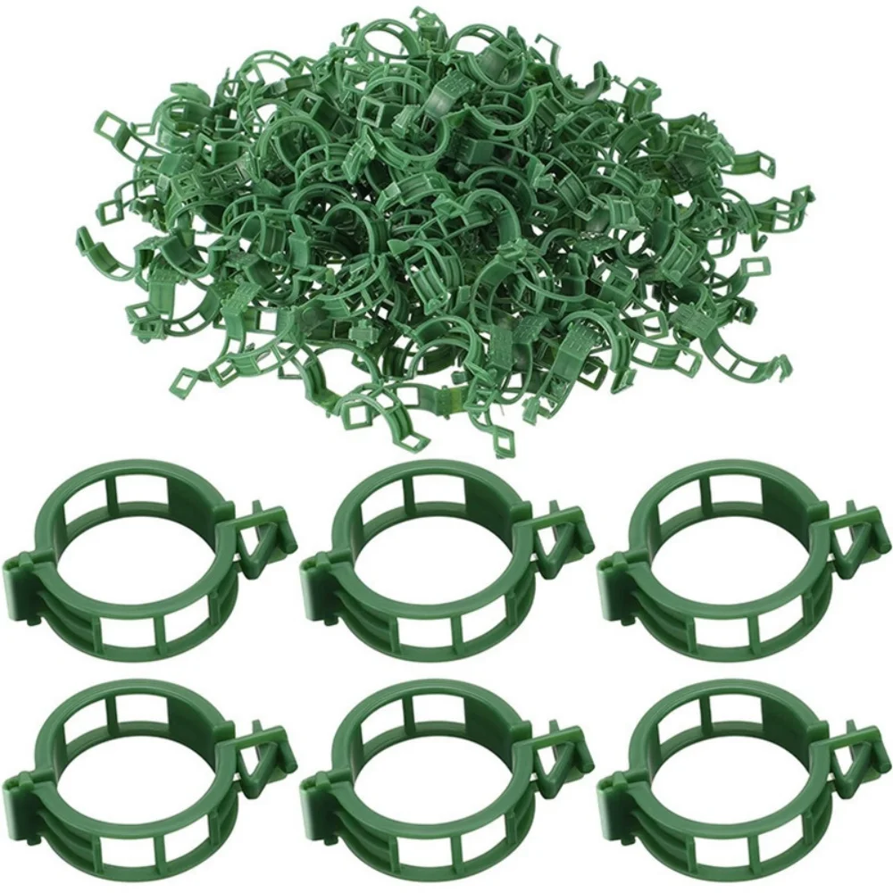 100 Plastic Plant Clips, Reusable Support Connectors, Protect Grafted Plants, Fix Vegetables and Tomatoes, Gardening Supplies thumbnail 6
