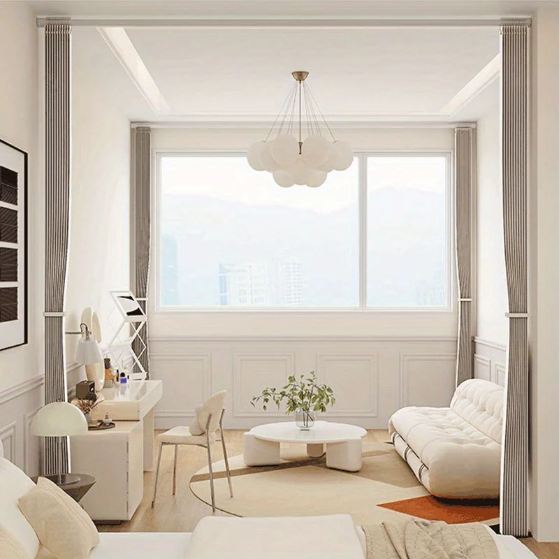 Room Divider Curtain Privacy Panel for Bedroom and Living Room, Space Separator for Studio Loft and Closet Decor thumbnail 2