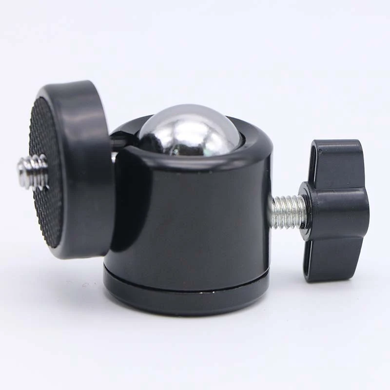 1/4 Inch Swivel Metal Mini Ball Head Tripod Mount Adapter For GoPro 13 Insta 360 DSLR Camera Camcorder Light Bracket Accessories thumbnail 2