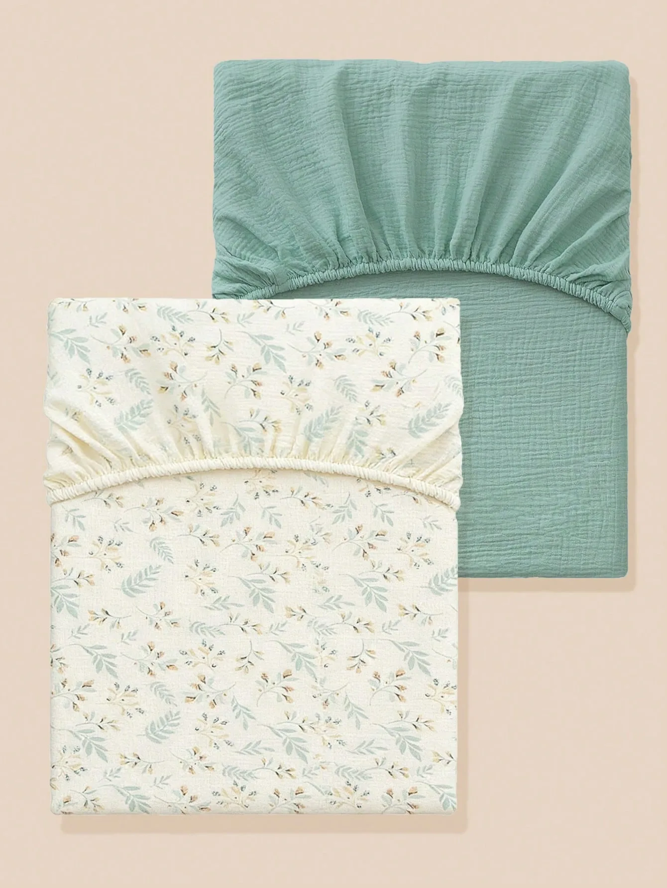 Multiple sizes Newborn Bed Sheets Baby Fitted Crib Sheets Bed Mattress Covers Cotton Solid Color  Bedspread 2024 Baby Bed Sheets