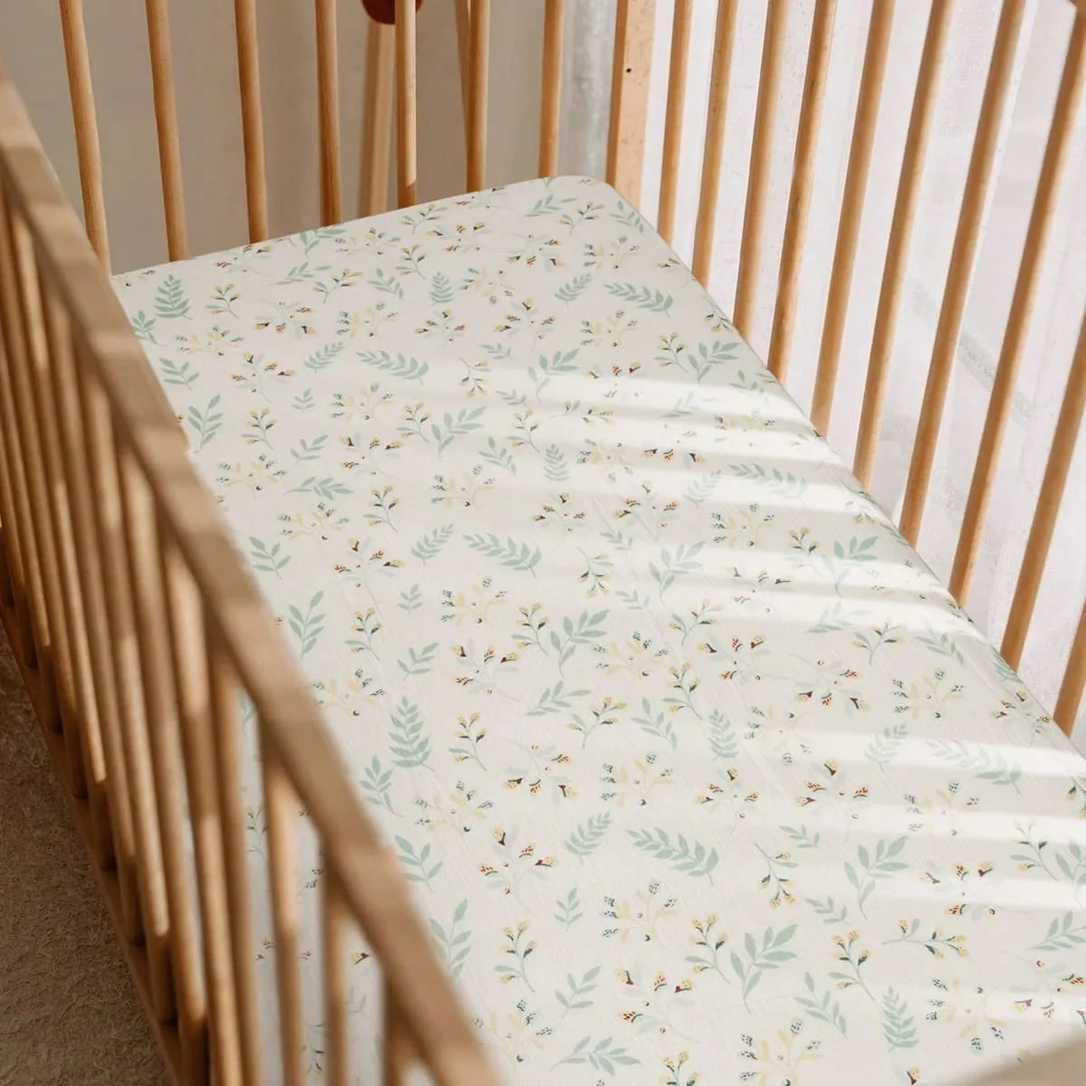 Multiple sizes Newborn Bed Sheets Baby Fitted Crib Sheets Bed Mattress Covers Cotton Solid Color  Bedspread 2024 Baby Bed Sheets thumbnail 6