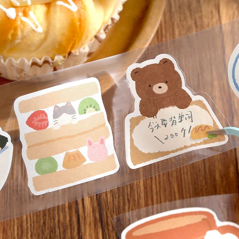 TIANZI 50mmx3m Cartoon Die-Cutting Masking Tape for Card Scrapbooking Stickers Journaling Creative Filmstrip Stationery Supplies thumbnail 3