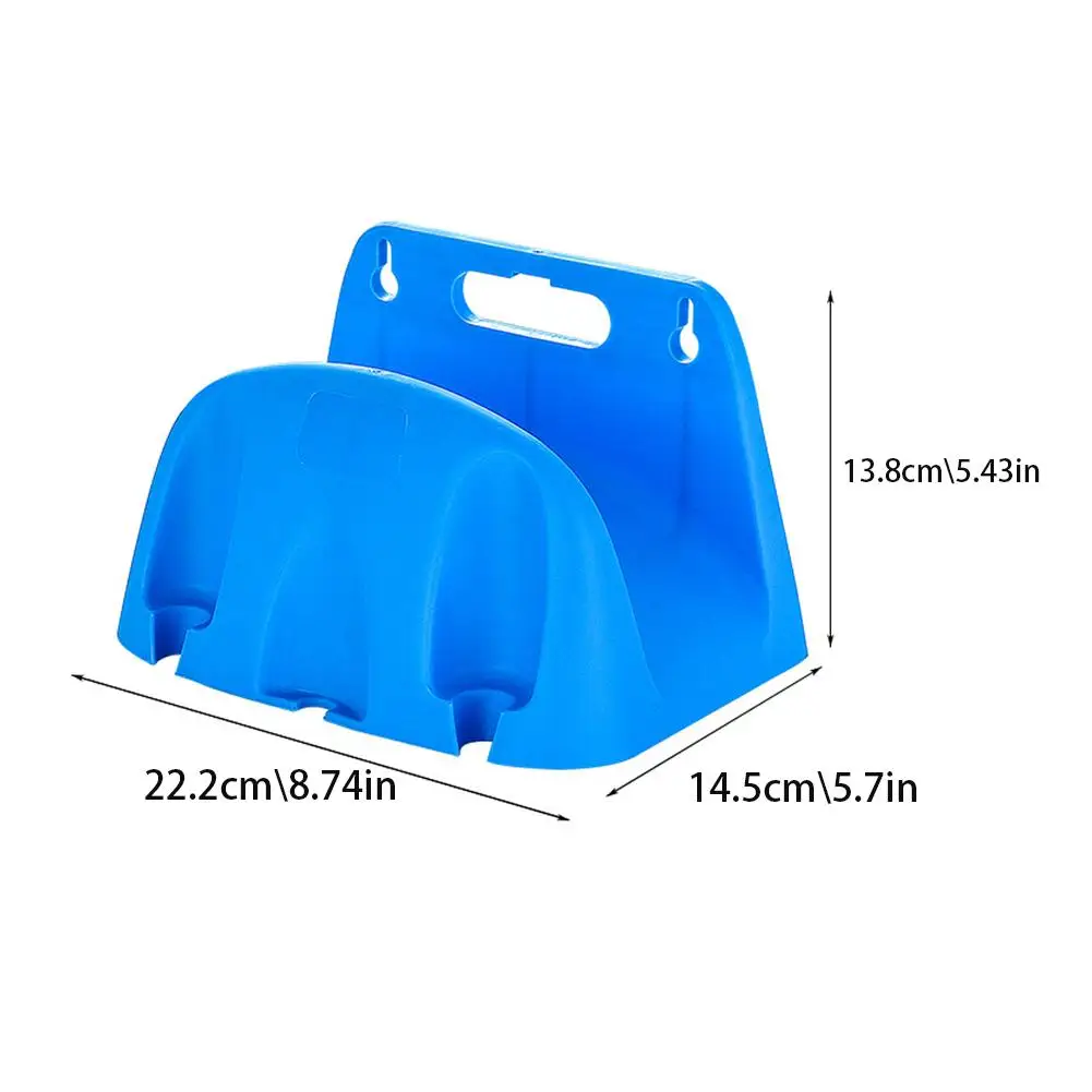 Wall Mounted Garden Hose Holder Plastic Water Hose Hanger for Outdoor Garden Yard Hose Storage Organizer Blue Black Orange thumbnail 6