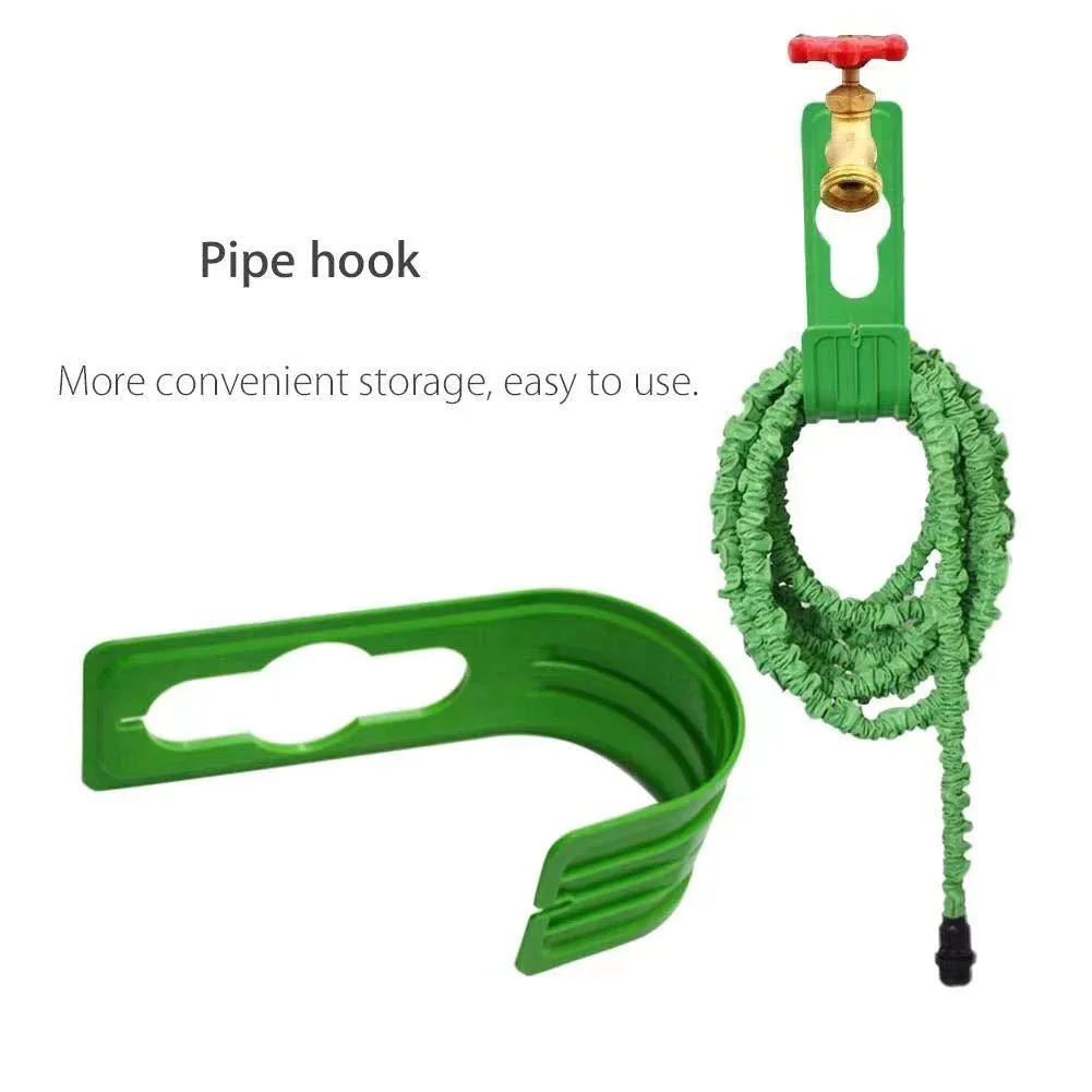 Wall Mounted Garden Hose J Hook Holder Easy Install Space Saving Water Hose Hanger for Outdoor Garden Storage Green Black Blue thumbnail 3
