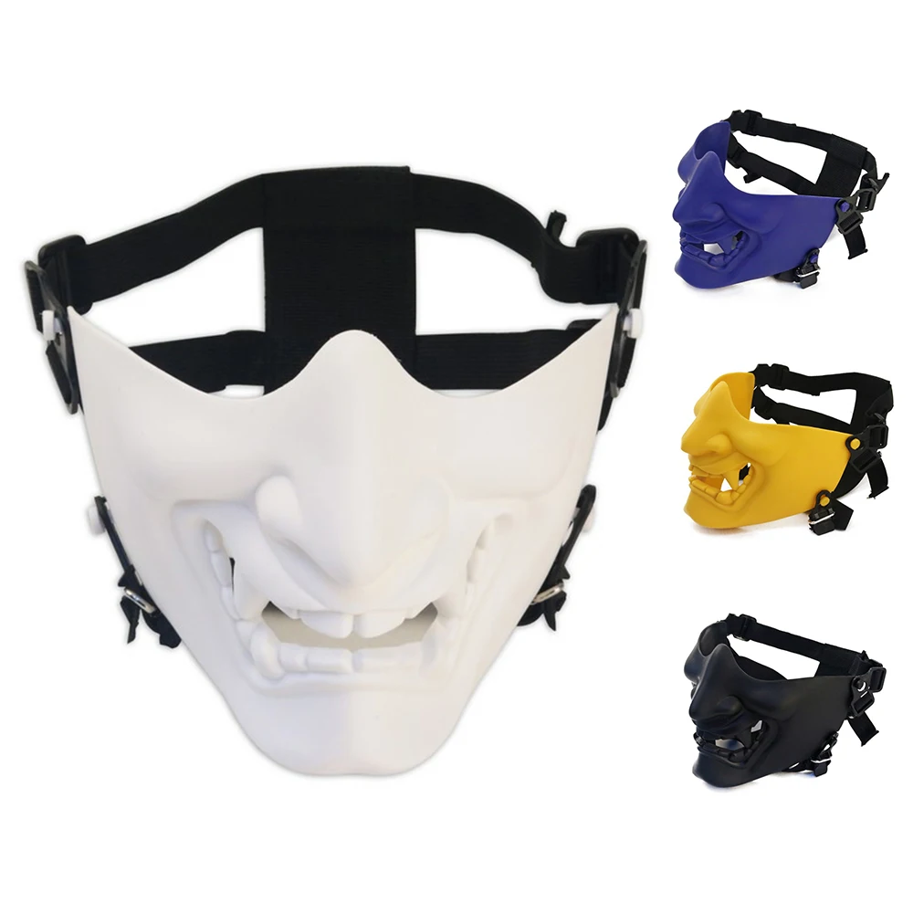 Tactics Half Face Ghostface Mask Outdoor Paintball Hunting Airsoft Protective Helmet Mask