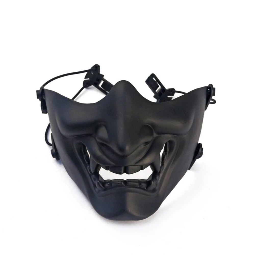 Tactics Half Face Ghostface Mask Outdoor Paintball Hunting Airsoft Protective Helmet Mask thumbnail 5