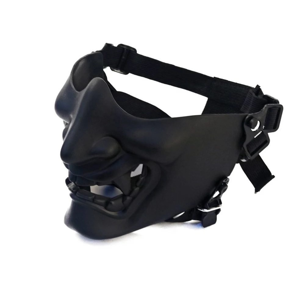 Tactics Half Face Ghostface Mask Outdoor Paintball Hunting Airsoft Protective Helmet Mask thumbnail 4