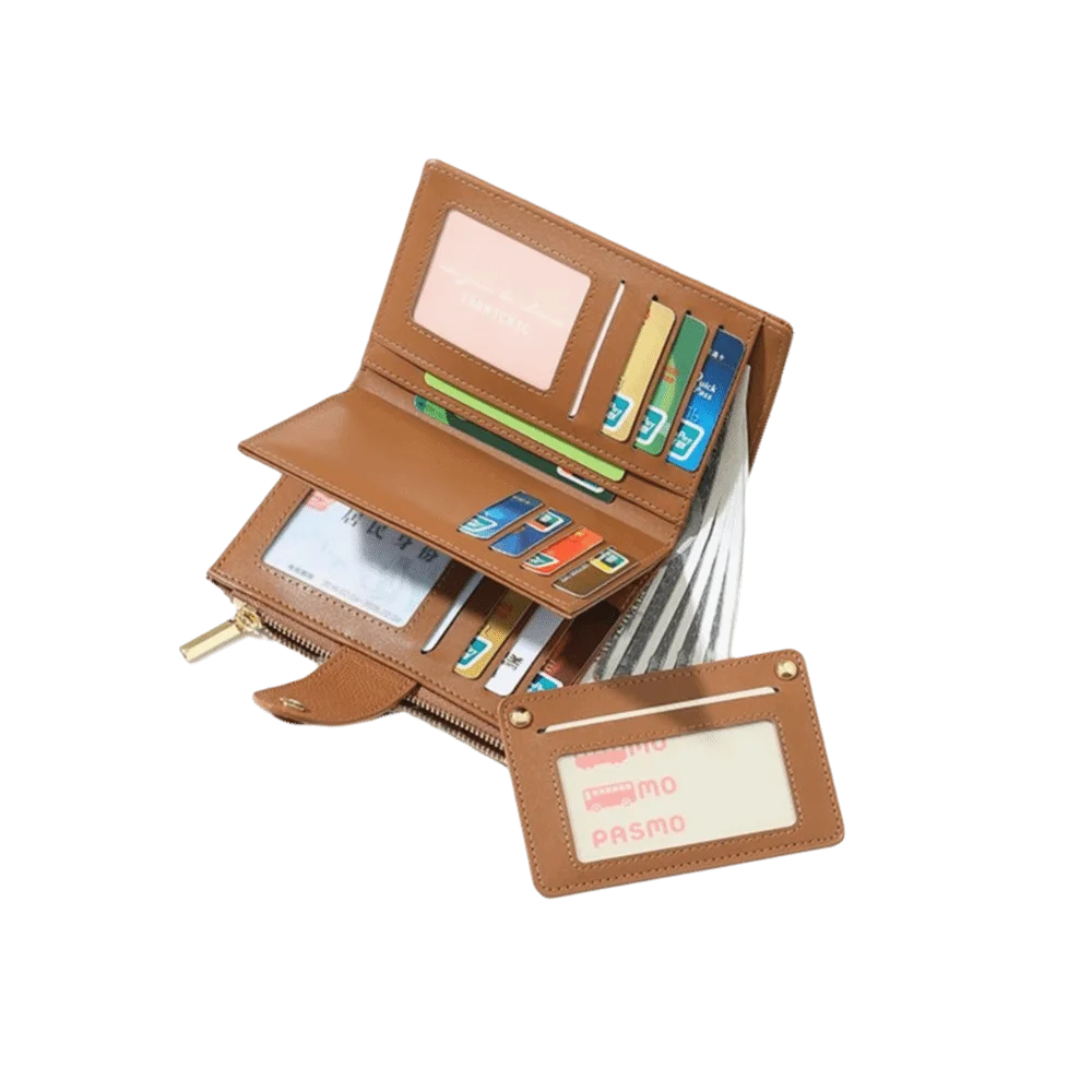 Portable Card Holder PU Passport Bag Passport Cover Airplane Check-in Travel Wallet Ticket Holder Card Case Storage Bag Men thumbnail 2