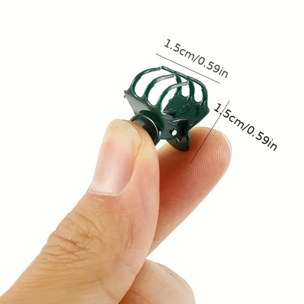 100 Plastic Plant Support Clips for Garden Plants, Vine Vegetable Orchid Branch Clamps, Garden Tools, Garden Plant Vegetable Greenhouse Fixing Clips thumbnail 4