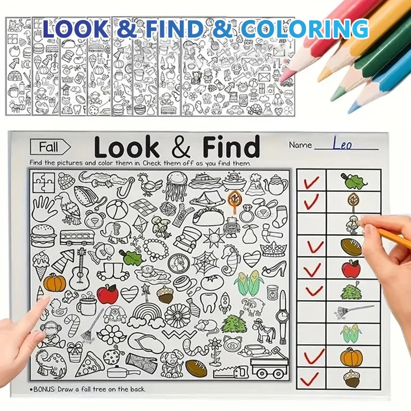 Fun Search and Find Activity Book for Children, Educational Attention Practice Book Ideal for Home & School Learning thumbnail 6