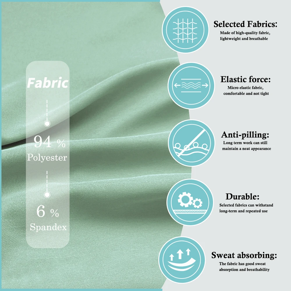 Beauty Fashion Workwear Woman Medical Nursing Surgical Set High Quality Elastic Scrub Set Healthcare Pharmacy Wholesale Workwear thumbnail 6
