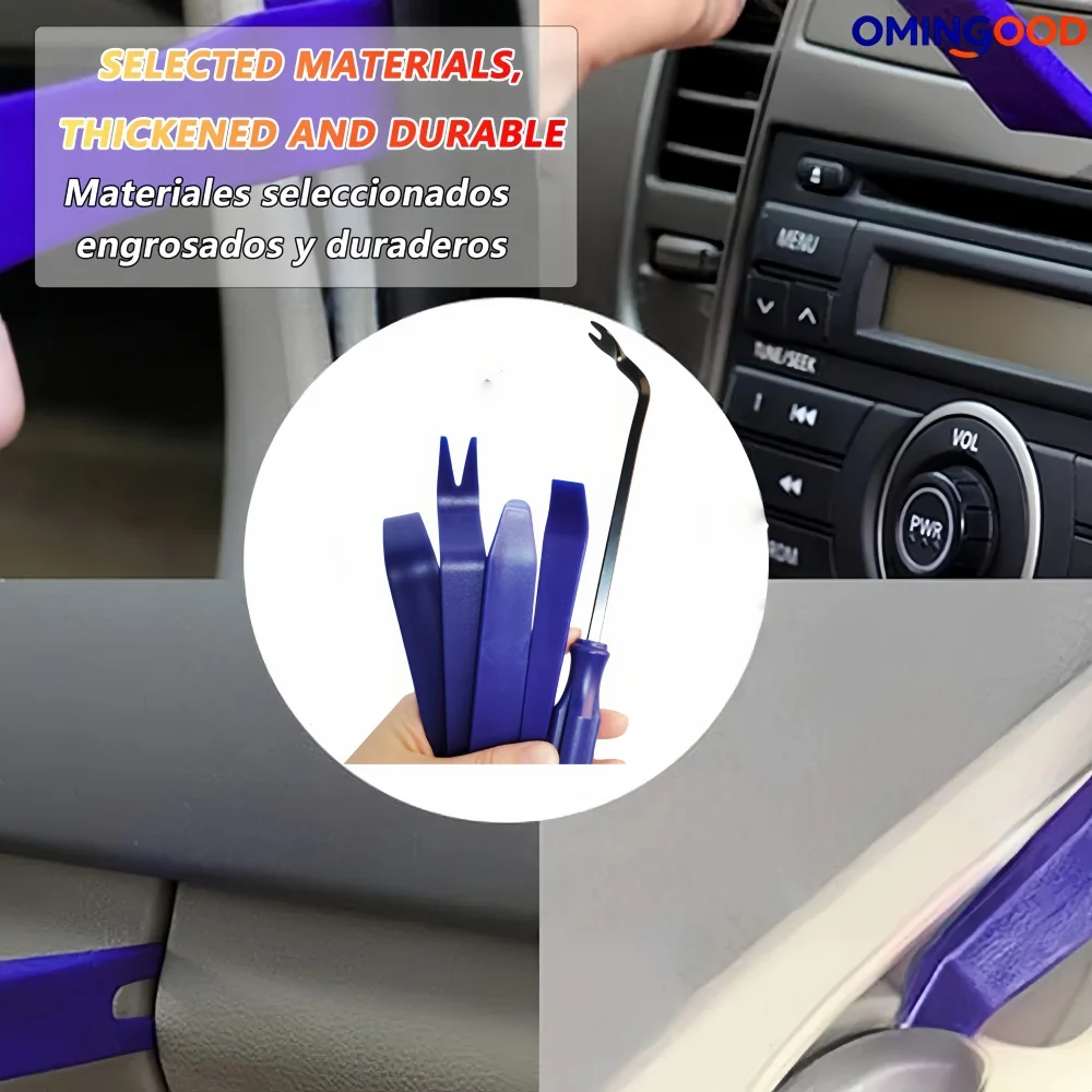 1/5pcs Portable CarPanel RemovalTool Kit Nail Puller Radio Audio Door Pry Trim Dash Removal Installer Hand Tools for Auto Repair thumbnail 5