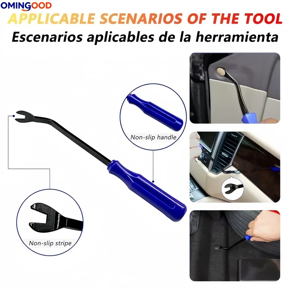 1/5pcs Portable CarPanel RemovalTool Kit Nail Puller Radio Audio Door Pry Trim Dash Removal Installer Hand Tools for Auto Repair thumbnail 6