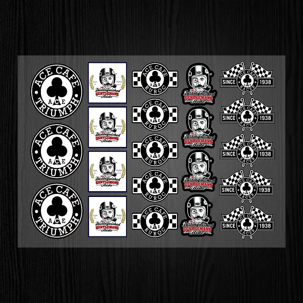 The Distinguished Gentlemans Ride DGR Moto Sticker Auto Body Bumper Windows Motorcycle Laptop Walls Vinyl Decal thumbnail 4