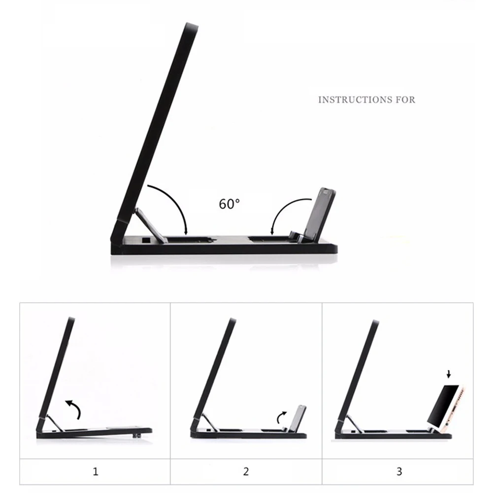 8.2 Inch HD Amplifier Enlarged Stand Portable Phone Screen Amplifier Smartphones Accessories for Reading Books Newspapers thumbnail 5