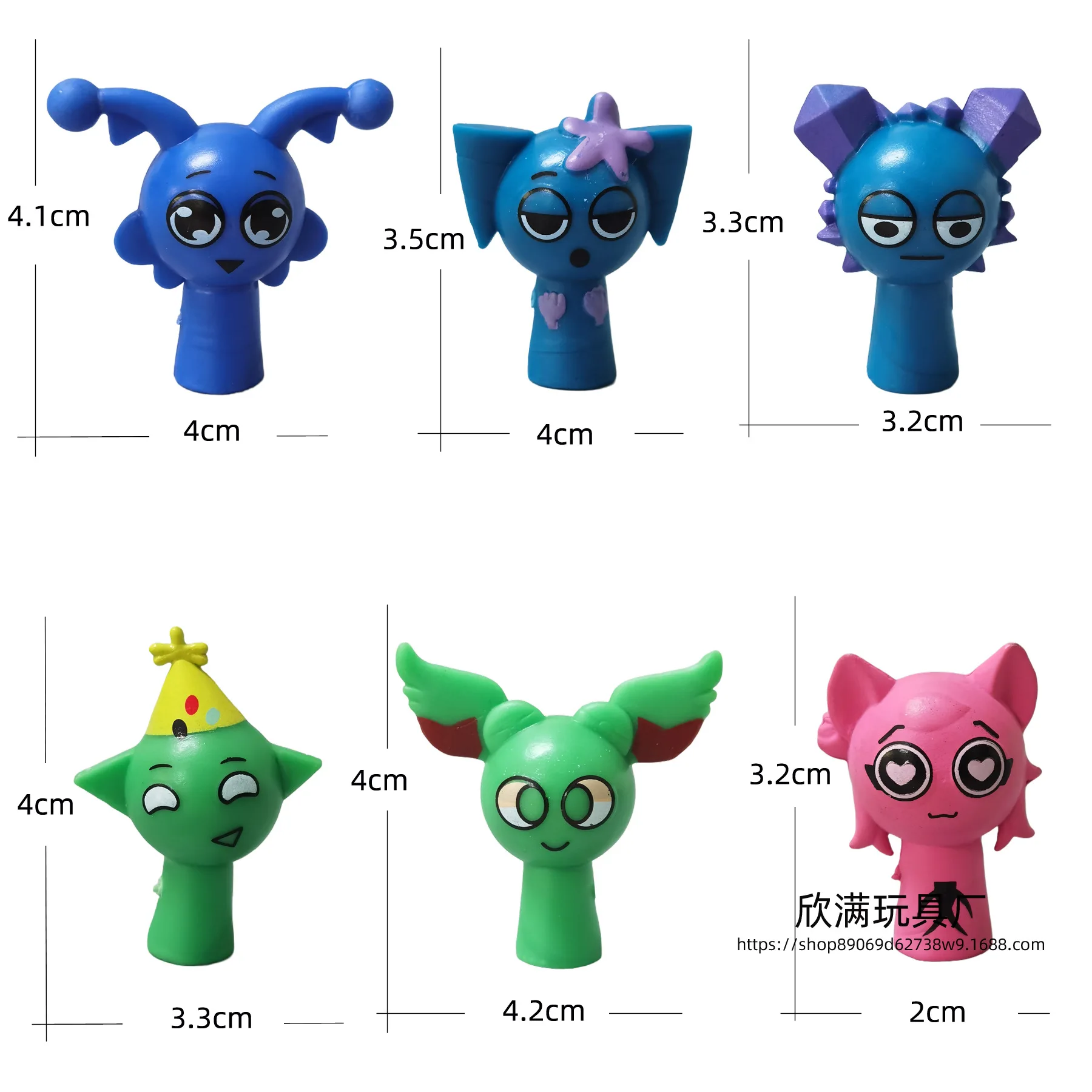 2026 Mini Sprunki Action Figure Toy Cartoon Movie Sprunki Wenda Model Doll Figurines Fans Gift thumbnail 3