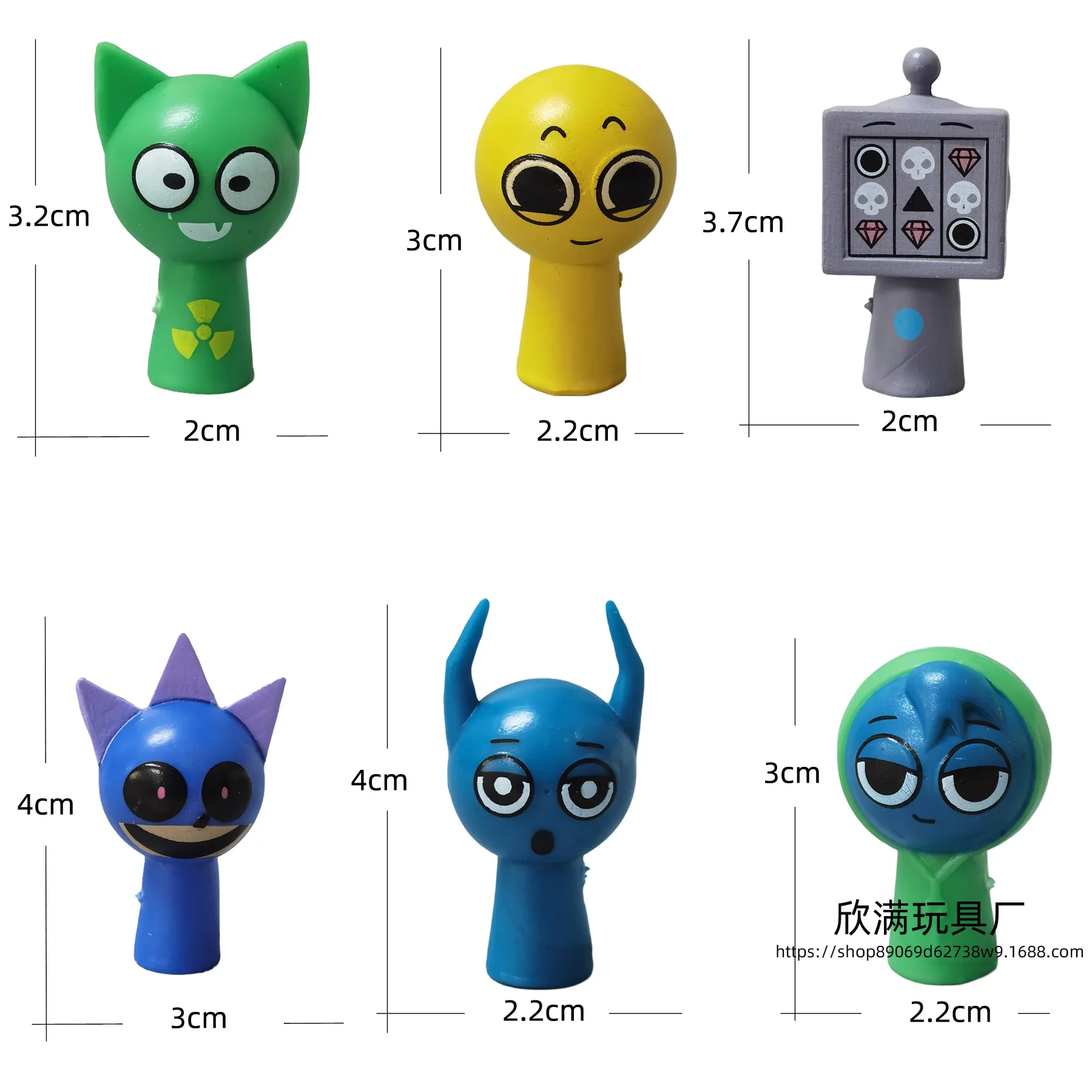 2026 Mini Sprunki Action Figure Toy Cartoon Movie Sprunki Wenda Model Doll Figurines Fans Gift thumbnail 4