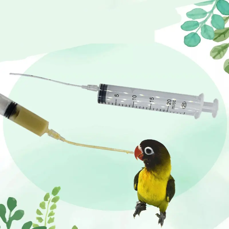 Baby Bird Feeder Parrot Feeding Syringe BreastFeeding Water Milk Medicine Pet Supplies 10ml+20ml + 2pcs Spoons thumbnail 2
