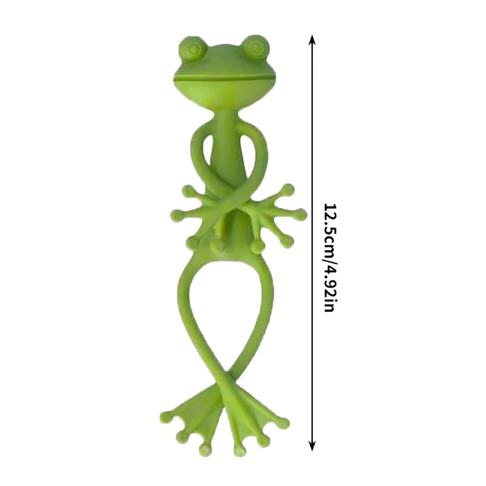 1/2/5pc Frog Shaped Plant Stand Tomato Plant Support Green Twist Garden Plant Supporter Adjustable DIY Vine Climbing Holders thumbnail 6
