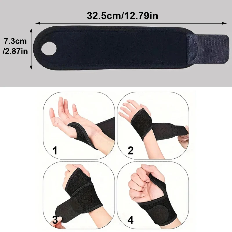1/2pcs Outdoor sports can adjust wrist guards, tendinitis, and relieve arthritis pain with hand and wrist support for movement thumbnail 5